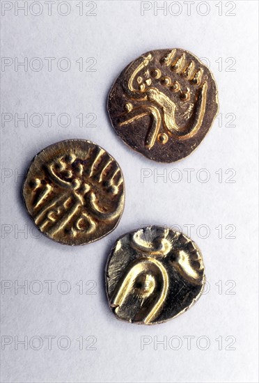 19th century Travancore state gold coins