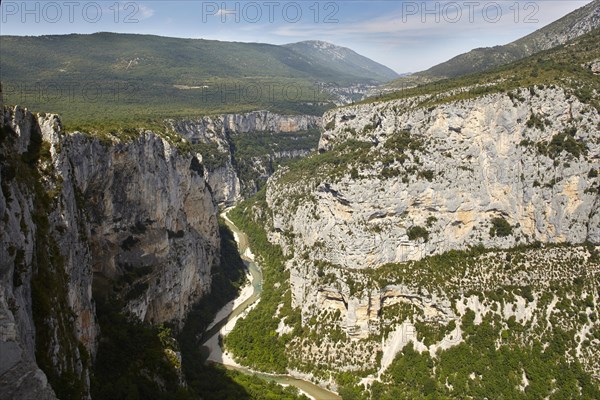 View of the Verdon Gorge