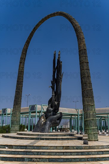 Martyrs Monument in Chabaish in the Mesopotamian Marshes