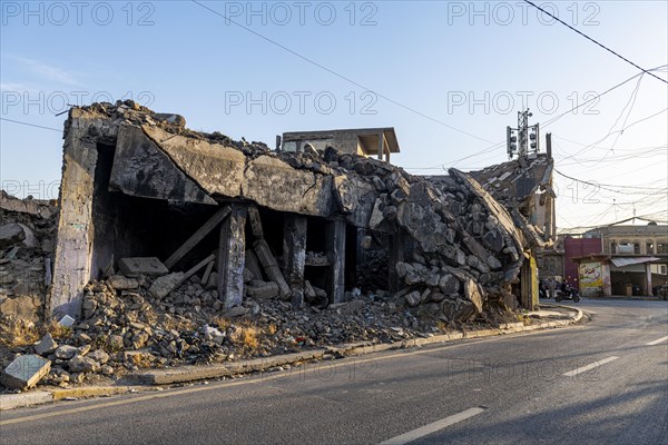 Destroyed houses from ISIS