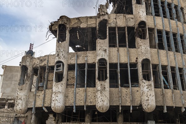 Destroyed houses from ISIS