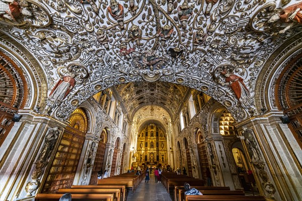 Beautiful interior of the Church of Santo Domingo de Guzman