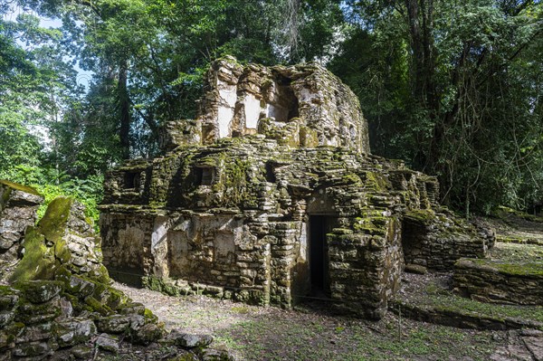 Archeological Maya site Yaxchilan in the jungle of Chiapas