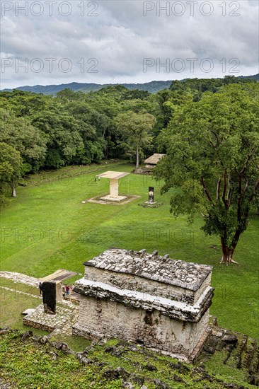 Ancient Maya archaeological site Bonampak