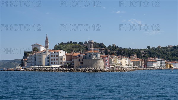 View of Piran from the sea