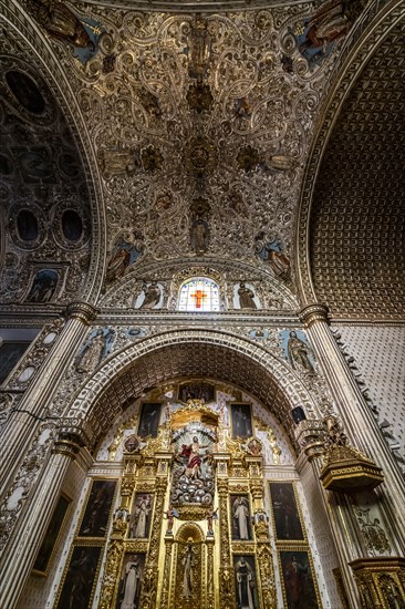 Beautiful interior of the Church of Santo Domingo de Guzman