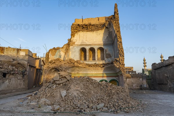 Destroyed houses from ISIS