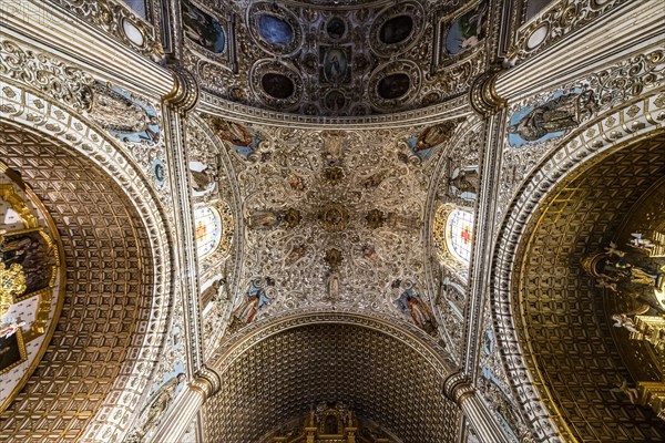 Beautiful interior of the Church of Santo Domingo de Guzman