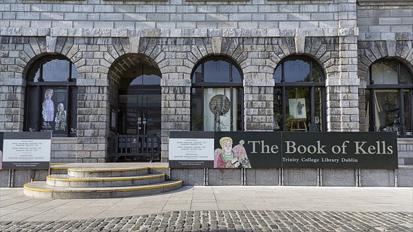 Entrance to Trinity College Library