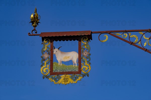 Guild sign in the historic old town