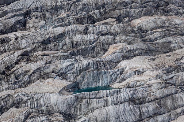 Close up of Little Matterhorn glacier