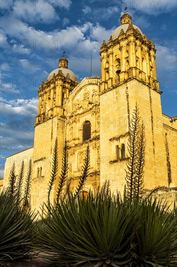 Church of Santo Domingo de Guzman at sunset