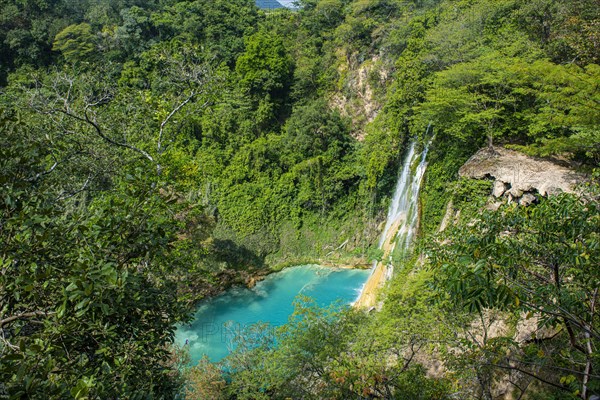 Minas viejas waterfalls