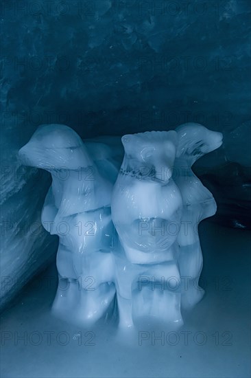 Phantasy sculptures in the Glacierworld