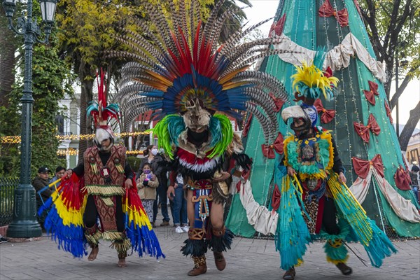 Tzotzil dancers performing for tourists