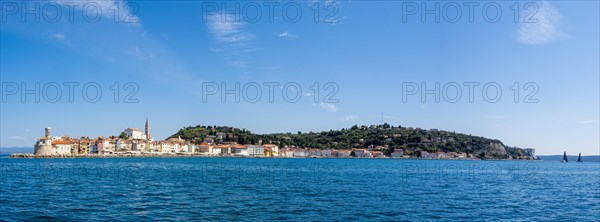 View of Piran from the sea