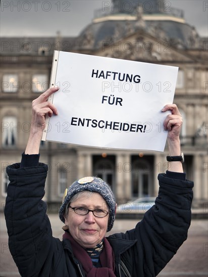 Demonstration against Stuttgart 21: Mismanagement and suspicion of corruption plague the railway project. Stuttgart