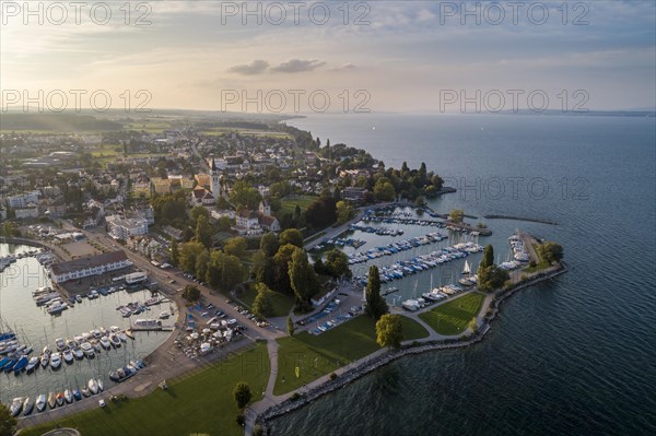 Evening atmosphere at the harbour