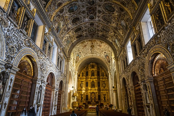 Beautiful interior of the Church of Santo Domingo de Guzman