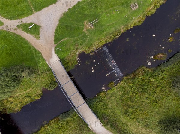 Luekati footbridge over the Pirita River