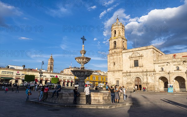 Valladolid square and the San Francisco de Assisi square Unesco site Morelia