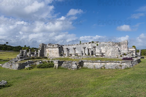 Pre-Columbian Mayan walled city Tulum