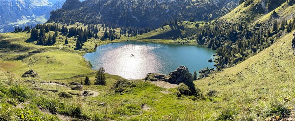 Seebergsee in a hollow