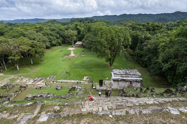 Ancient Maya archaeological site Bonampak