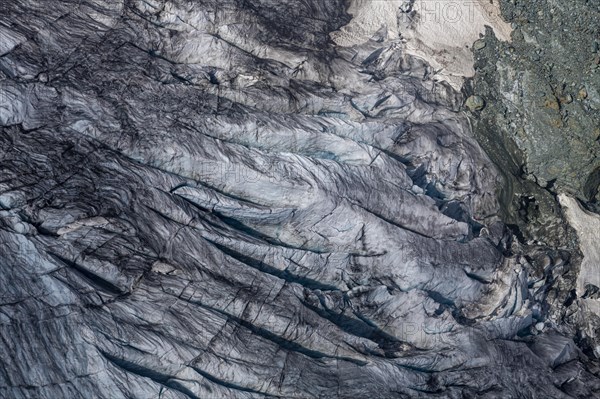 Close up of Little Matterhorn glacier