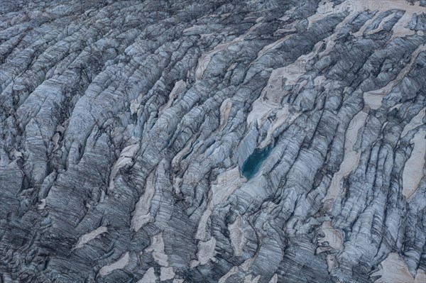 Close up of Little Matterhorn glacier