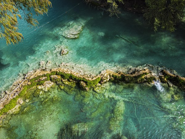 Turquoise water in the Minas viejas waterfalls