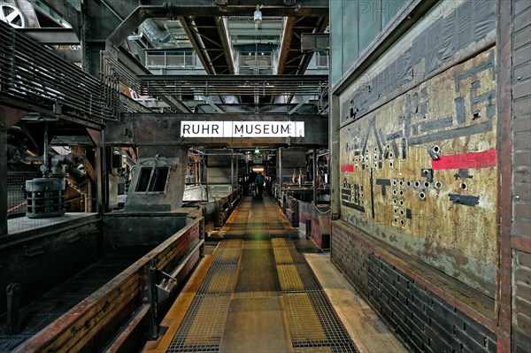 Entrance to the Ruhr Museum through old industrial facilities of the Zollverein colliery