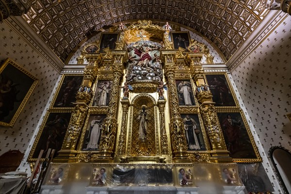 Beautiful interior of the Church of Santo Domingo de Guzman