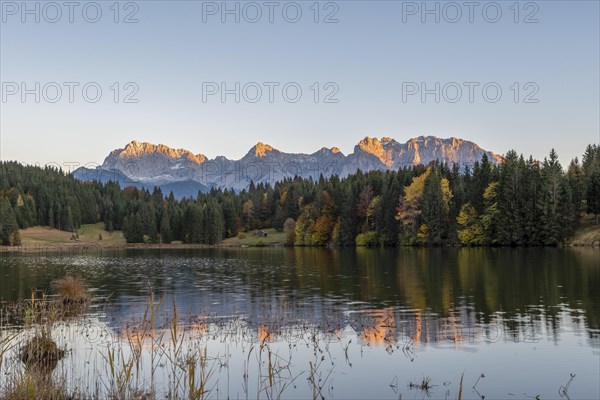 Geroldsee at sunset