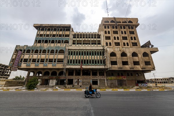 Destroyed hotel