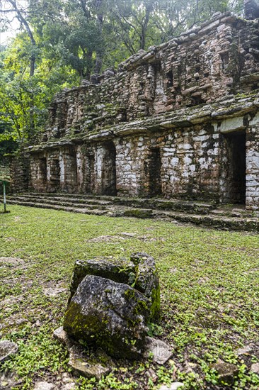 Archeological Maya site Yaxchilan in the jungle of Chiapas