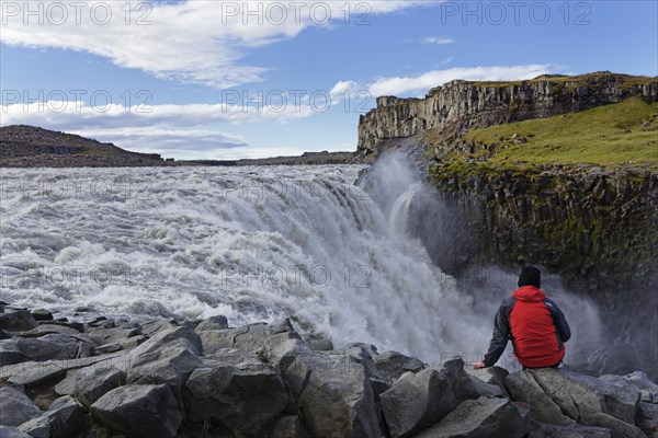 Woman at Dettifoss