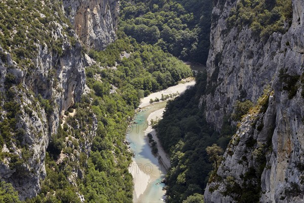 View of the Verdon Gorge