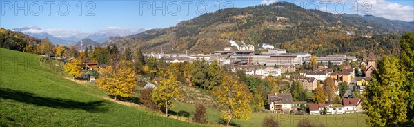 Voestalpine steelworks in the Donawitz district