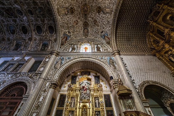 Beautiful interior of the Church of Santo Domingo de Guzman