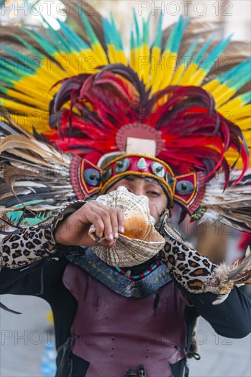 Tzotzil dancers performing for tourists