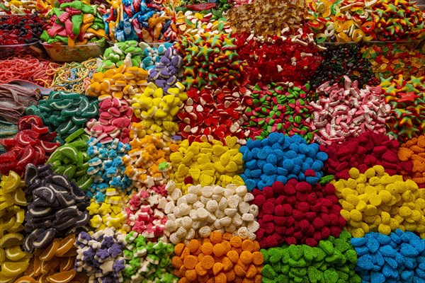 Colourful sweets