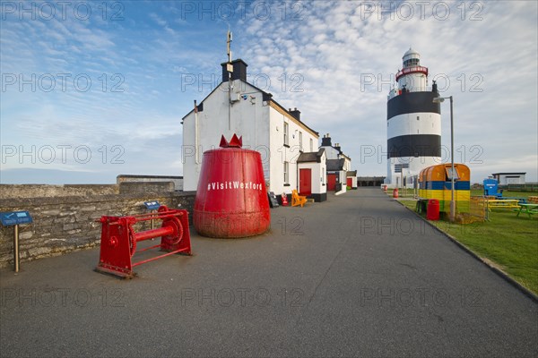 Large buoy at Hook Head Lighthouse