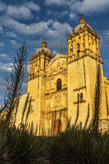 Church of Santo Domingo de Guzman at sunset