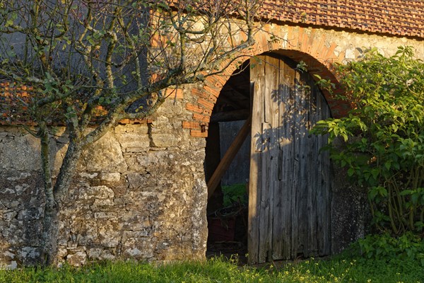 Old barn door