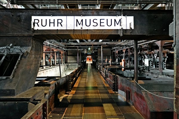 Entrance to the Ruhr Museum through old industrial facilities of the Zollverein colliery