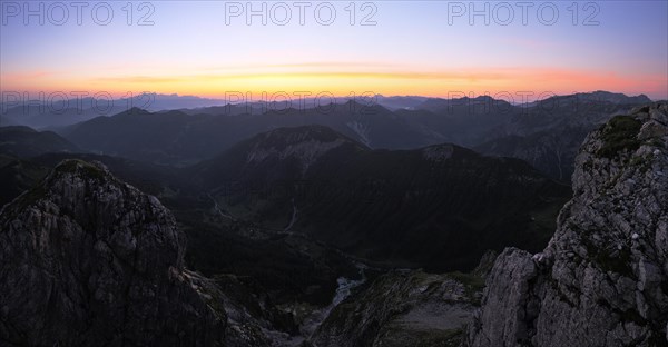 Mountains at dawn