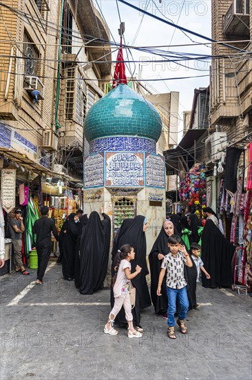 Little shrine before Imam Hussein Holy Shrine