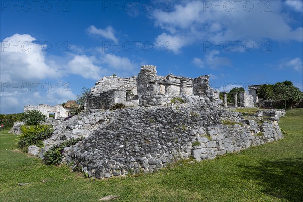 Pre-Columbian Mayan walled city Tulum