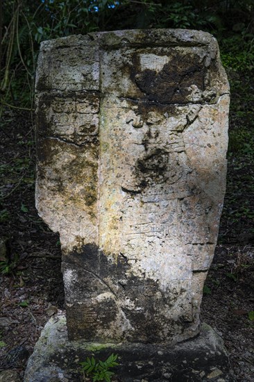 Archeological Maya site Yaxchilan in the jungle of Chiapas